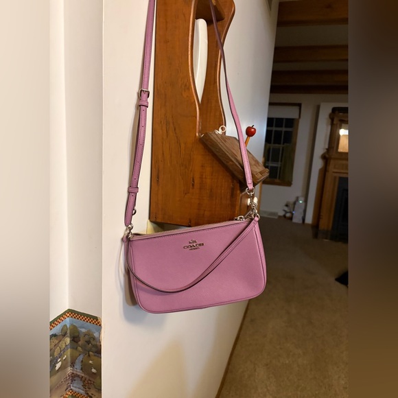 Coach Lavender Leather Crossbody - Picture 1 of 5